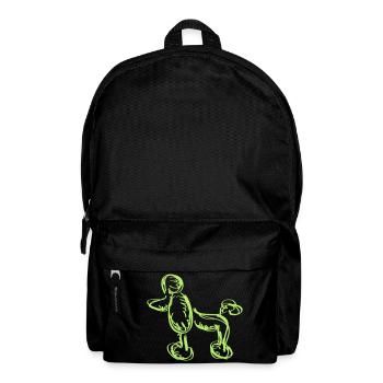 Pudel Mandolito - Rucksack - Schwarz - Vorne