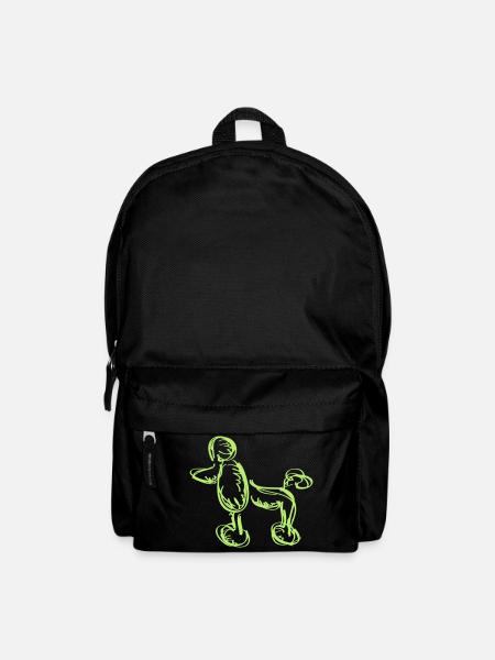 Pudel Mandolito - Rucksack - Schwarz
