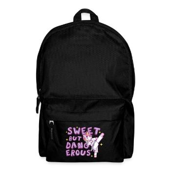 Sweet but dangerous Karate Unicorn - Backpack - black - Front