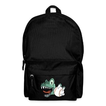 T-Rex Dinosaur Baseball - Sac à dos - noir - Devant