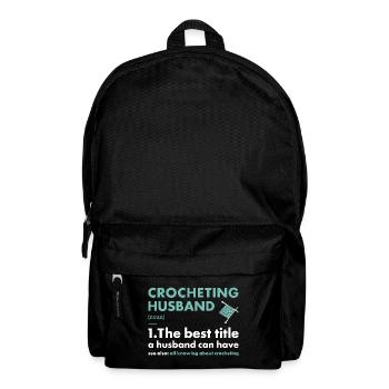 Crocheteur Mari Définition Crochet - Sac à dos - noir - Devant