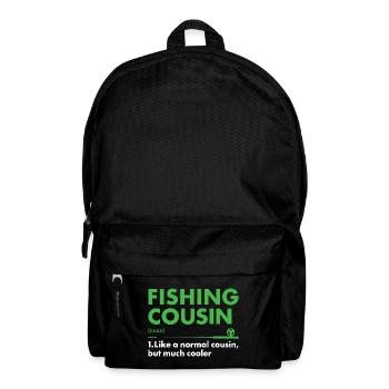 Fisher Cousin Définition Pêche - Sac à dos - noir - Devant