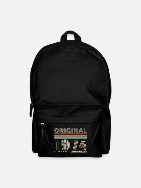 1974 Jahrgang Vintage Retro Geburtstag Geschenk - Rucksack - Schwarz