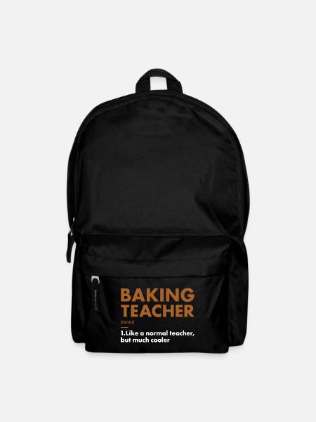 Baker Teacher Definition Baking - Rucksack - Schwarz