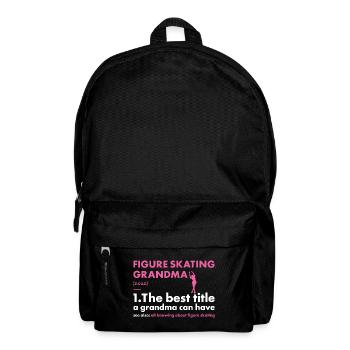 Sport Grandma Figure Skating - Backpack - black - Front