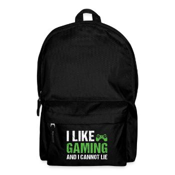 Gamer I Like Gaming - Rucksack - Schwarz - Vorne