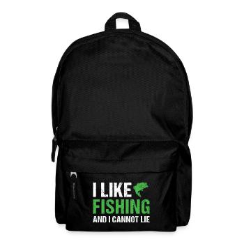 Fisher I Like Fishing - Backpack - black - Front