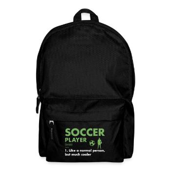 Sport Player Definition Soccer - Rucksack - Schwarz - Vorne