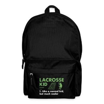 Sport Kid Definition Lacrosse - Backpack - black - Front