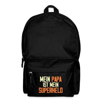 Superheld Papa mein papa ist mein superheld - Sac à dos - noir - Devant