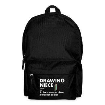 Drawer Niece Definition Drawing - Rucksack - Schwarz - Vorne