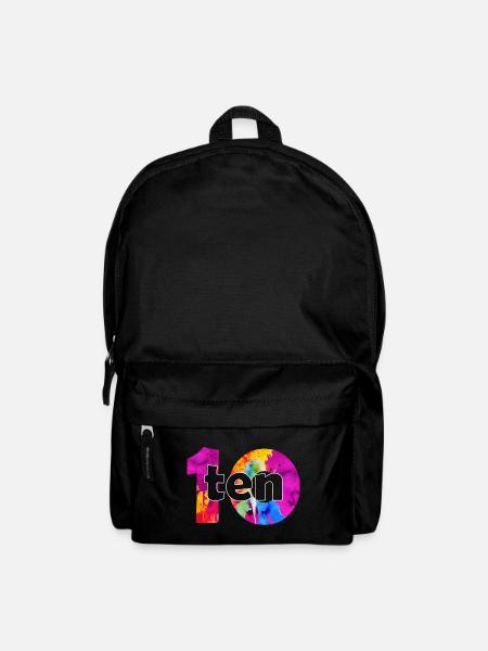 ZEHN 10 JAHRE JUNGE 10. GEBURTSTAG - Rucksack - Schwarz