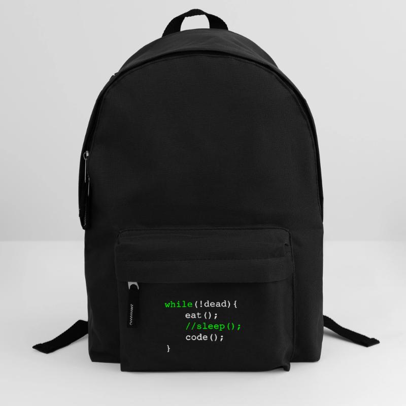 While dead - eat sleep code repeat if Coding Rucksack
