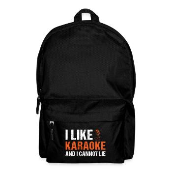 Singer I Like Karaoke - Rucksack - Schwarz - Vorne