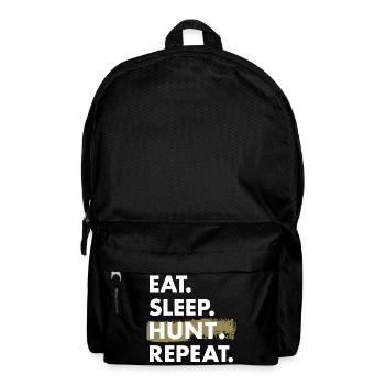 Hunter Eat Sleep Hunting - Backpack - black - Front