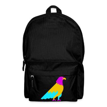 Colorful Abstract Eagle - Backpack - black - Front