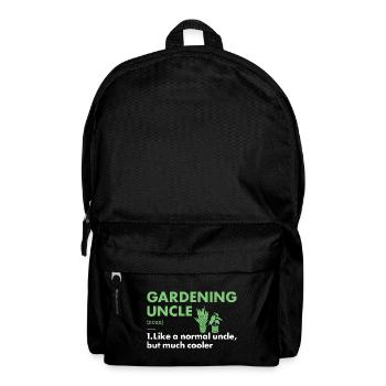 Jardinier Oncle Définition Jardinage - Sac à dos - noir - Devant