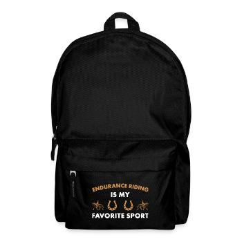Endurance Riding Is My Favorite Sport Rider - Rucksack - Schwarz - Vorne