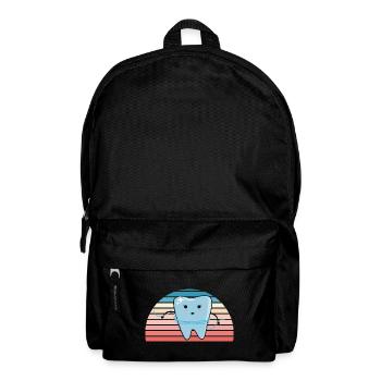 Hygienist Retro Sunset Dental Assistant - Rucksack - Schwarz - Vorne