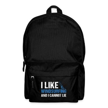 Sport I Like Windsurfing - Rucksack - Schwarz - Vorne