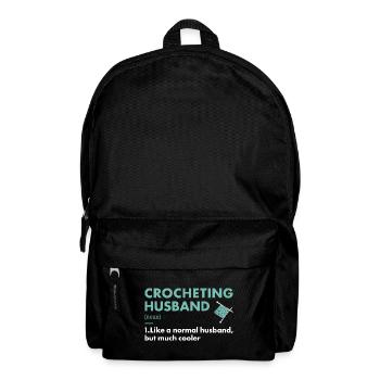 Crocheteur Mari Définition Crochet - Sac à dos - noir - Devant