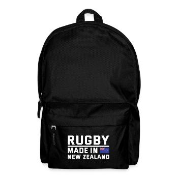 Rugby Made In New Zealand Rugby - Rucksack - Schwarz - Vorne