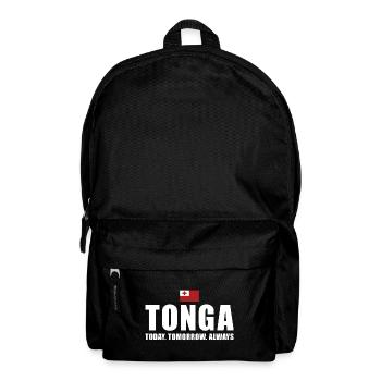 Tonga Today Tomorrow Always Tonga Rugby - Rucksack - Schwarz - Vorne