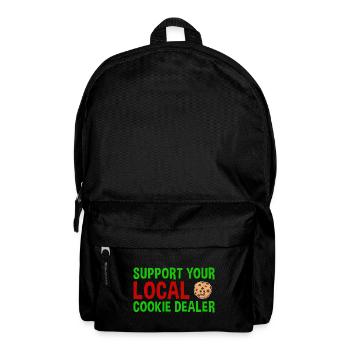 Baking Support Your Local Cookie Dealer Cookie - Rucksack - Schwarz - Vorne