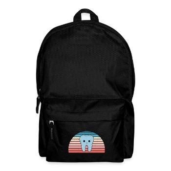 Hygienist Retro Sunset Dental Assistant - Rucksack - Schwarz - Vorne