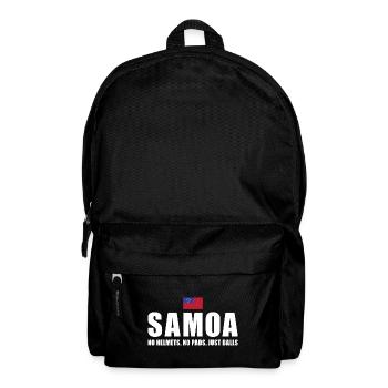 Samoa No Helmets No Pads Just Balls Samoa Rugby - Backpack - black - Front