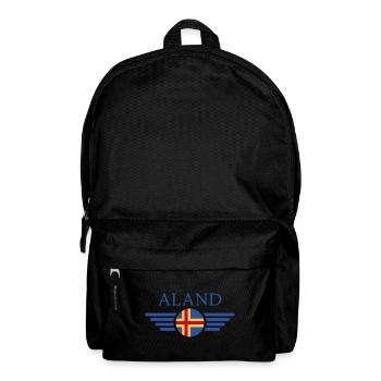 Ich liebe Åland, Eleganz Stil Design T-Shirt - Rucksack - Schwarz - Vorne