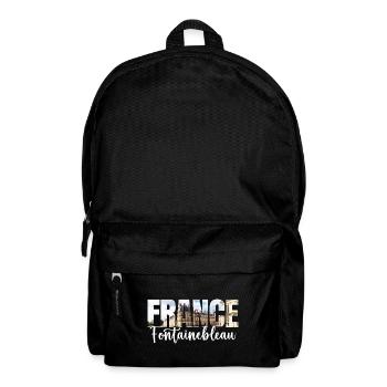 Souvenir Reise Fontainebleau Frankreich - Rucksack - Schwarz - Vorne