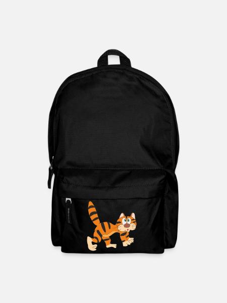 Funny cat - Backpack - black