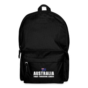 Australia Today Tomorrow Always Australia Rugby - Rucksack - Schwarz - Vorne