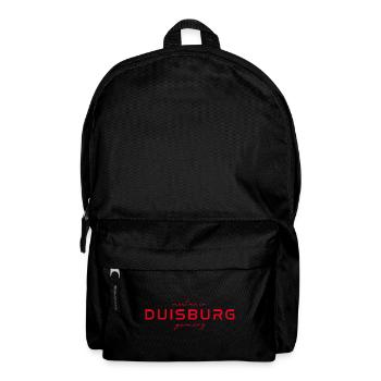 Duisburg T-Shirt – Skyline - Rucksack - Schwarz - Vorne