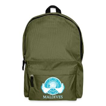 Manta ray - Backpack - olive green - Front