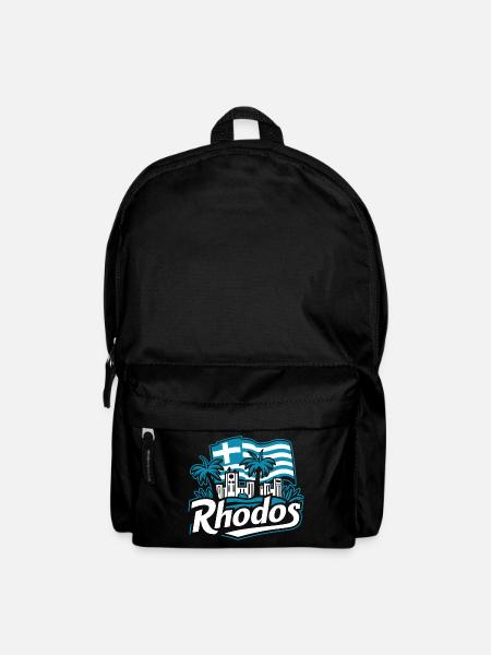 Rhodes, Greece - Backpack - black