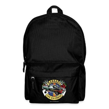Raggare T Shirt Design Life Is A Cruise - Backpack - black - Front