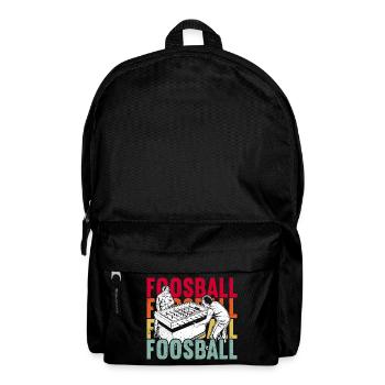 Foosball Table Football - Backpack - black - Front