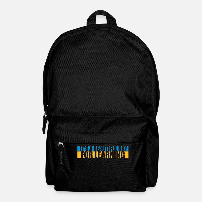 beautiful day for learning - Rucksack - Schwarz
