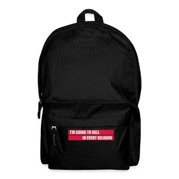 in going to hell - Backpack - black - Front