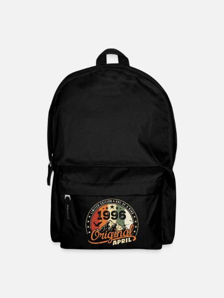 Original Avril 1996 Cadeau Millésime Avril 1996 - Sac à dos - noir