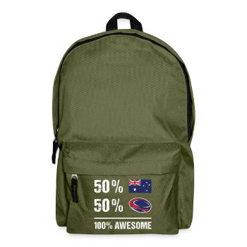 Australia Rugby3 100 awesome - Backpack - olive green - Front