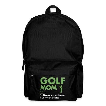 Sport Maman Définition Golf - Sac à dos - noir - Devant