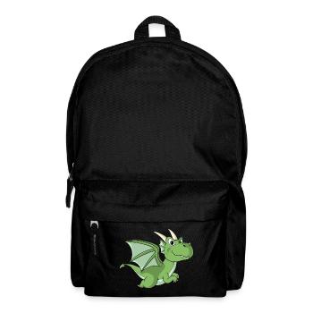 Süßer Drache Cartoon Drachen - Rucksack - Schwarz - Vorne