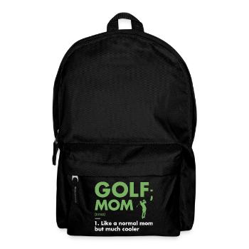 Sport Maman Définition Golf - Sac à dos - noir - Devant
