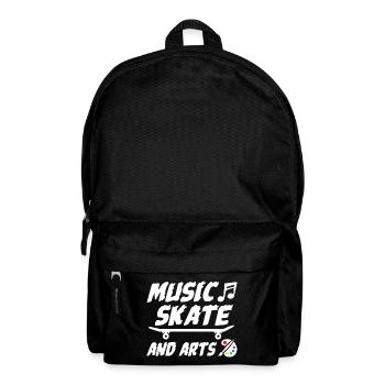 Music Skate And Arts - Rucksack - Schwarz - Vorne