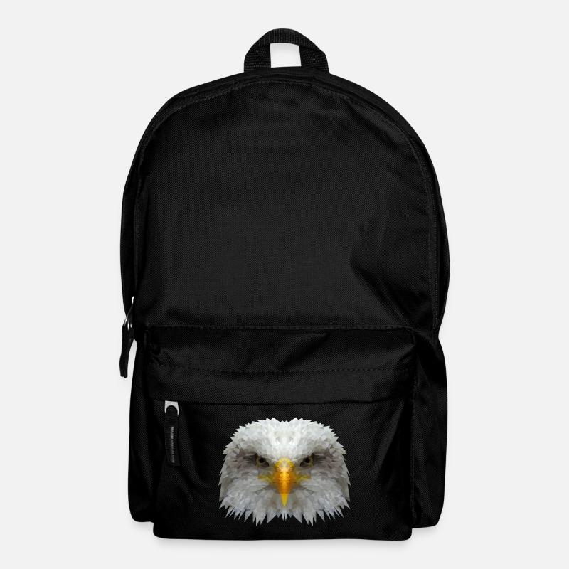 Adler Polygon - Rucksack - Schwarz