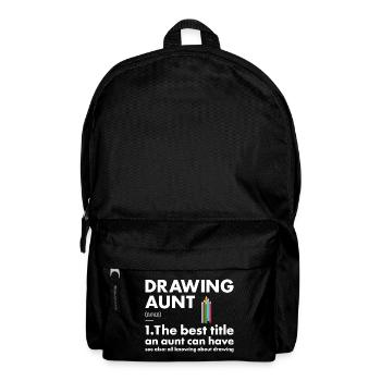 Drawer Aunt Definition Drawing - Rucksack - Schwarz - Vorne