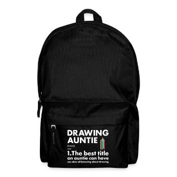 Tiroir Auntie Définition Dessin - Sac à dos - noir - Devant